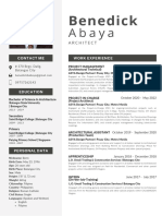 ABAYA, Benedick Resume