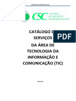 Catálogo Serviços e Atribuição de TIC - CSC