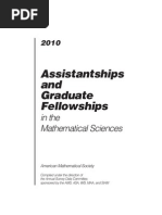 Asisstantships and Graduate Fellowships