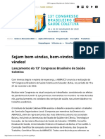 Folder_13º Congresso Brasileiro de Saúde Coletiva