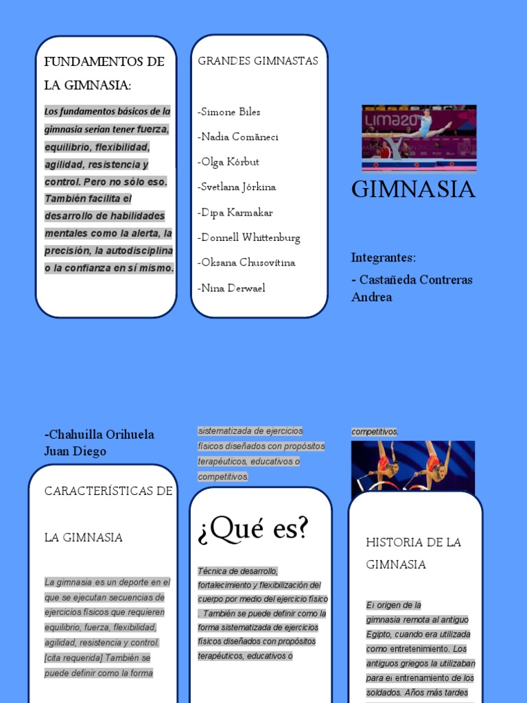 Fundamentos y Historia de la Gimnasia | PDF | Gimnasia | Deportes de ...