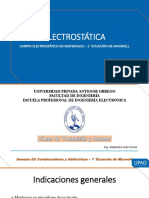 Campo Electrostático en Materiales - 1°ecuación de Maxwell