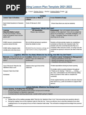 character traits