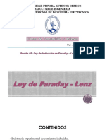 Ley de Faraday - Lenz - 3° Ecuación de Maxwell