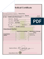 medical certificate