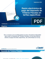 Razón Electrónica de Pago Del Impuesto de Timbres Fiscales