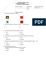 Soal Latihan PAT Kelas 1 Tema 5