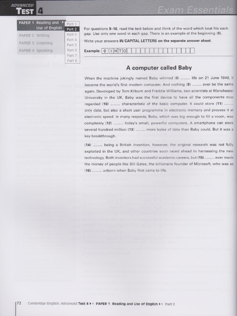 Reading And Writing Mock Pdf