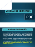 MEDIDAS DE DISPERSION (Solo Lectura)