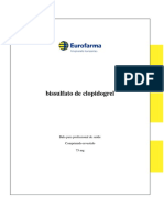 Bissulfato Clopidogrel Bula Profissional Eurofarma