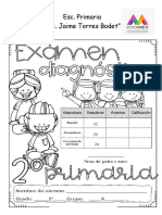 ?2°-Examen-Rayitas - Diagnostico-Primaria