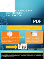 Cómo Elaborar Los Criterios de Evaluación