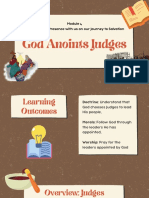 God Anoints Judges