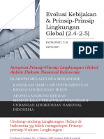 Evolusi Kebijakan & Prinsip-Prinsip Lingkungan Global (2.4-2.5)