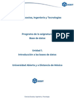 Bases de datos, modelos y SGBD