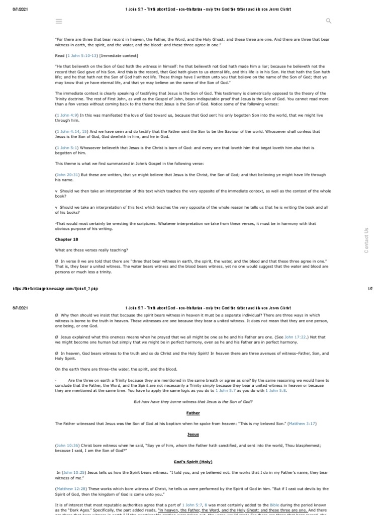 1-john-5-7-truth-about-god-non-trinitarian-only-true-god-the