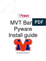 Toro Band Pyware Instruction