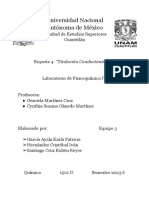 Reporte 4. Titulación Conductimetrica