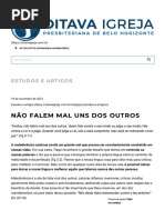 NÃO FALEM MAL UNS DOS OUTROS