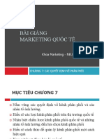 Bài Giảng Marketing Quốc Tế