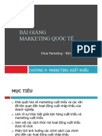 Bài Giảng Marketing Quốc Tế