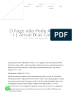 O Fogo Não Pode Apagar - I - Arival Dias Casimiro - Igreja Presbiteriana de Pinheiros