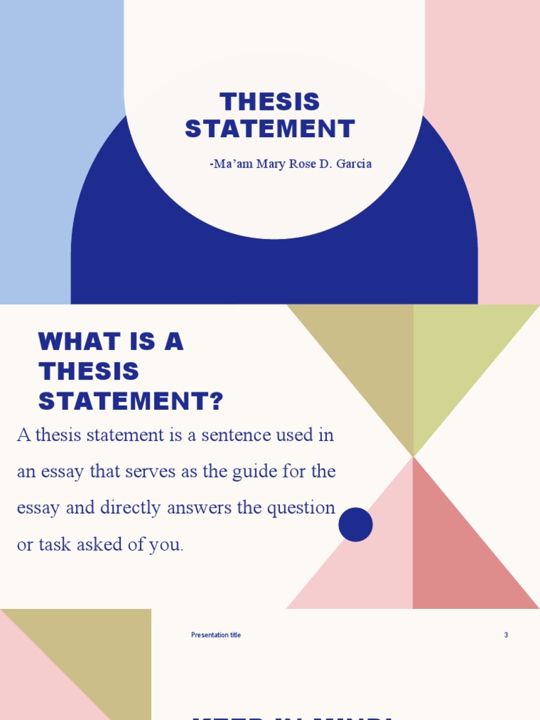 Thesis Statement Pdf Essays Inductive Reasoning
