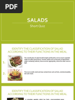 Salads Quiz