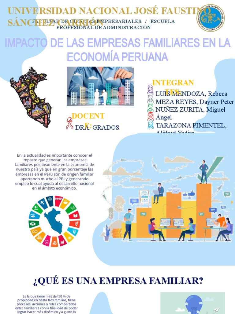 Impacto de Las Empresas Familiares en La Economia Peruana | PDF ...