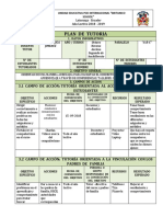 PLAN DE ACCION TUTORIAL