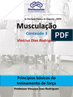 Princípios Básicos Do Treinamento de Força e Prescrição