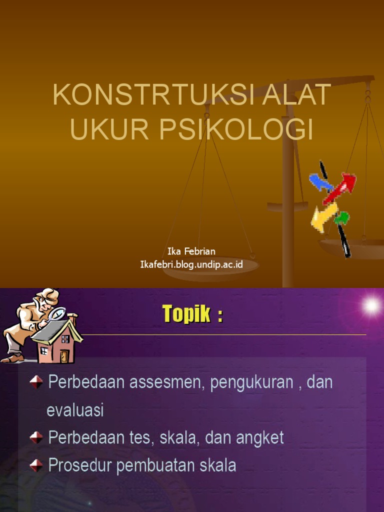 Konstruksi Alat Ukur Psikologi | PDF | Pengembangan Diri | Sains ...