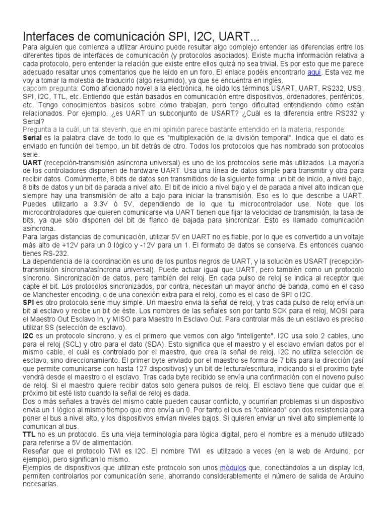 Protocolo I2C UART ISP | PDF | Science & Mathematics