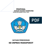 Pembangunan Ruang Komputer Baru SD Inpres Marapokot