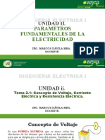 Presentacion Unidad 2. Ingenieria Electrica I