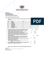 Borang Pengisytiharan Kesihatan Murid