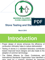 Safe WG Stove Testing and Standards by Nigerian Alliance For Clean Cookstoves 19032018