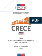 Bases de Convocatoria Crece 2022 Valparaiso Multisectorial