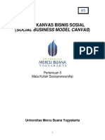 MODEL KANVAS BISNIS SOSIAL  (SOCIAL BUSINESS MODEL CANVAS)