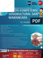 Sosiokultural Dan Wawancara Teknis Guru