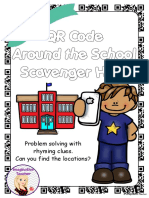 QR Code Around The School-Scavenger Hunt