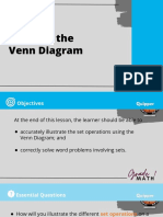 1.3 Sets and The Venn Diagram