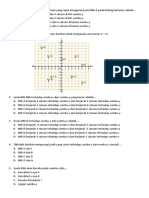 Soal Matematika Bidang Koordinat Kelas 8