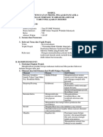 Modul Projek Kewirausahaan - Wirausaha Muda SMP Wahdah - Fase D