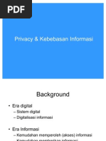 Download Privacy dan Kebebasan Informasi by Cici Anggraini Sinaga SN60123284 doc pdf