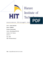 Microbiology Practical Writeup 2