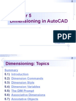 Dimensioning in Cad