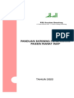 Panduan Skrining Penerimaan Pasien Rawat Inap: TAHUN 2022