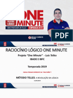 One Minute - Raciocínio Lógico - IBADE e IBFC - Luis Telles