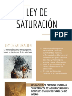 Ley de Saturacion